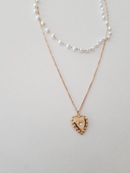 MINI HEART // stainless steal