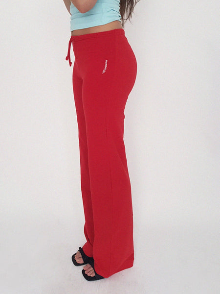 RED COMFY TROUSERS
