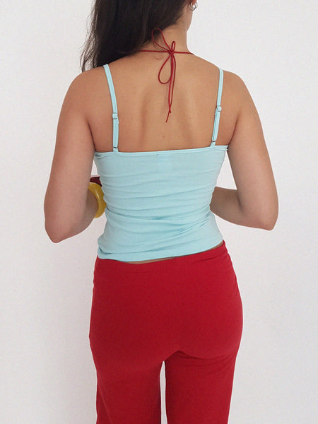 RED COMFY TROUSERS