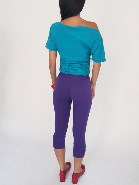 PLUM TOP // turquoise
