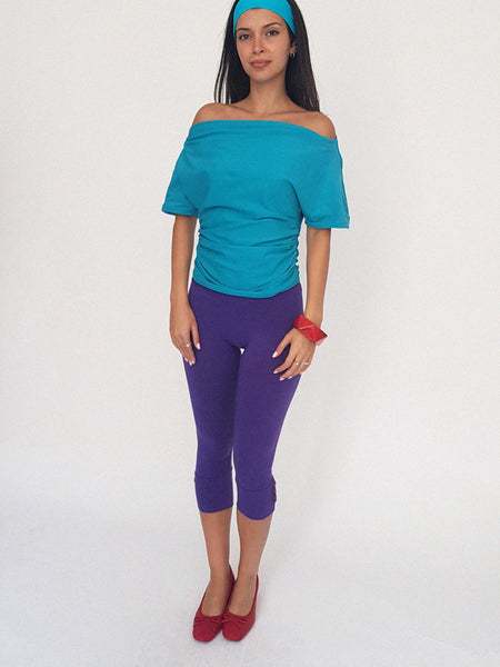 PLUM TOP // turquoise