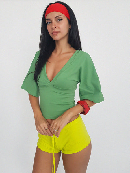 MICRO SHORTS  // lime
