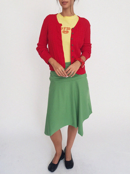 QUINCE SKIRT / green