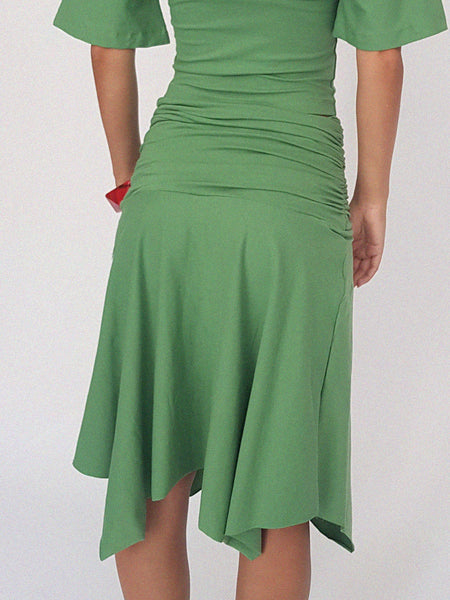 QUINCE SKIRT / green