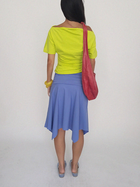 QUINCE SKIRT / blueberry