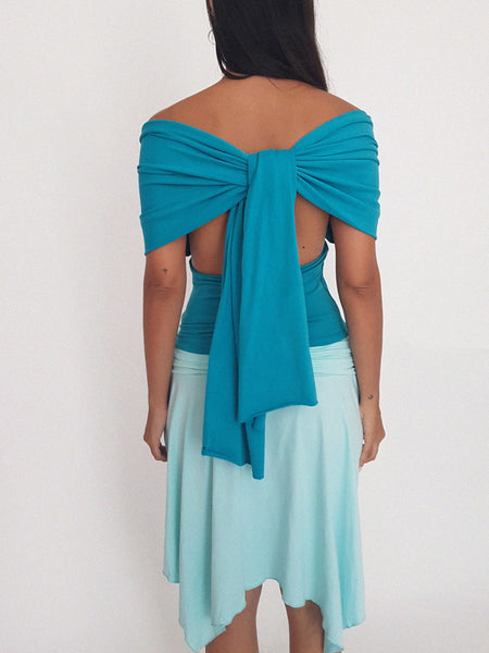 FIG TOP // turquoise