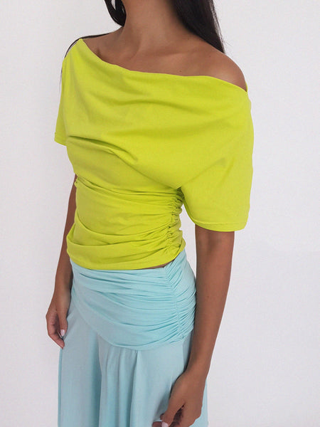 PLUM TOP // lime