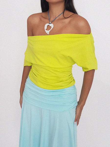 PLUM TOP // lime