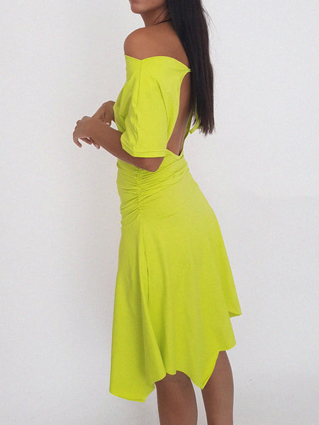 QUINCE DRESS / LIME