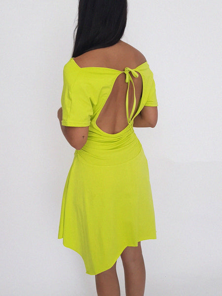 QUINCE DRESS / LIME