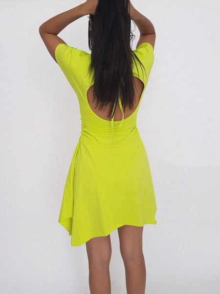 QUINCE DRESS / LIME