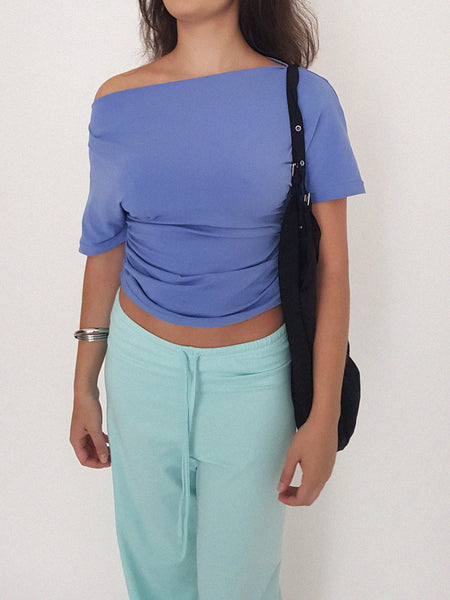 PLUM TOP // blueberry