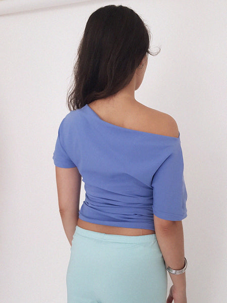 PLUM TOP // blueberry