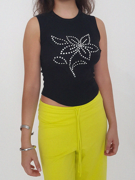 TROUSERS LUNE //  lime