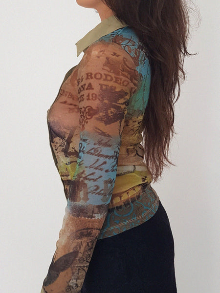 VINTAGE MESH SHIRT