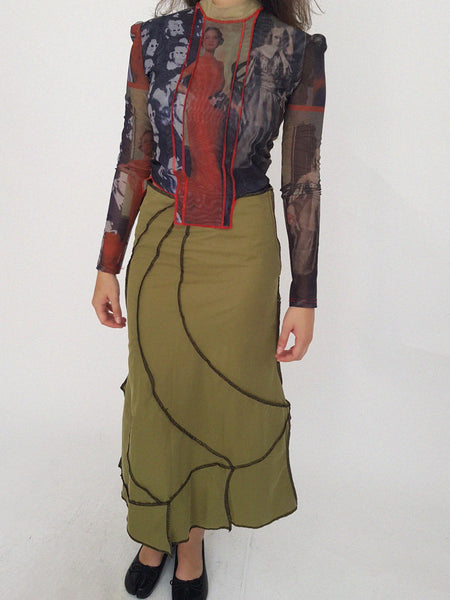 ASYMMETRIC SKIRT