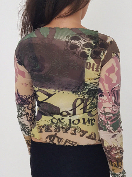 VINTAGE MESH TOP
