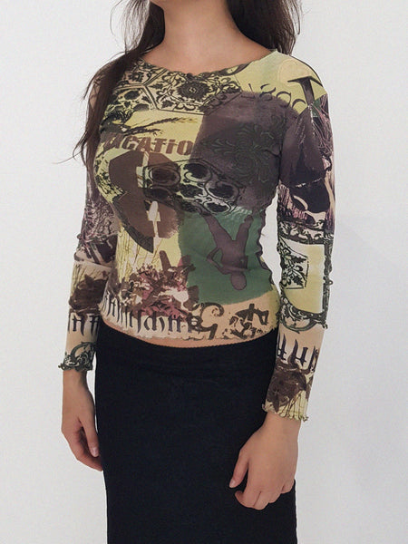VINTAGE MESH TOP