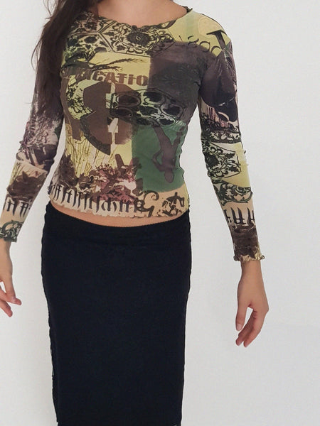 VINTAGE MESH TOP