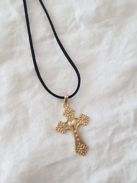 NECKLACE CROSS // stainless steal