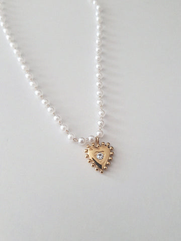 SOLO MINI HEART // stainless steal