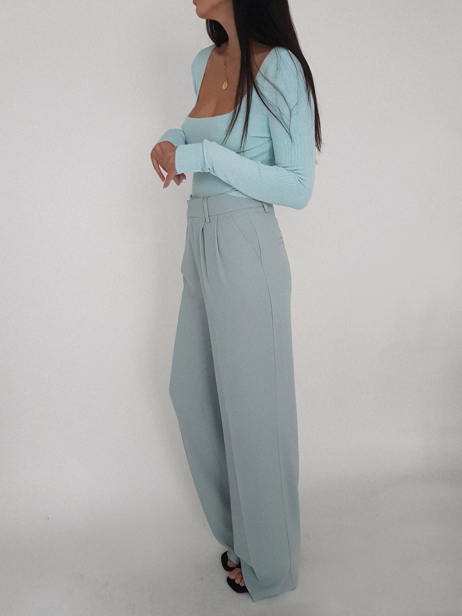ASIZE TROUSERS // BLUE