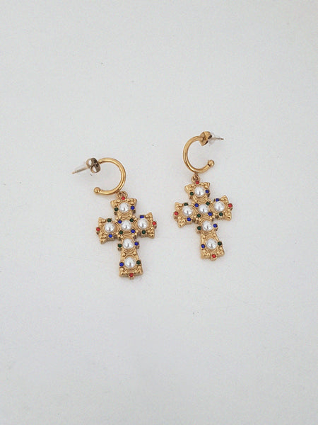 EARRING // CROSS