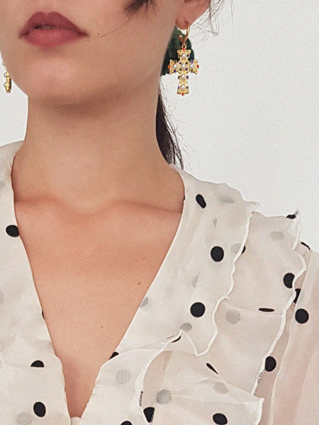 EARRING // CROSS
