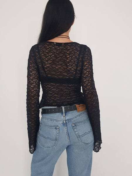 WITCH TOP // black
