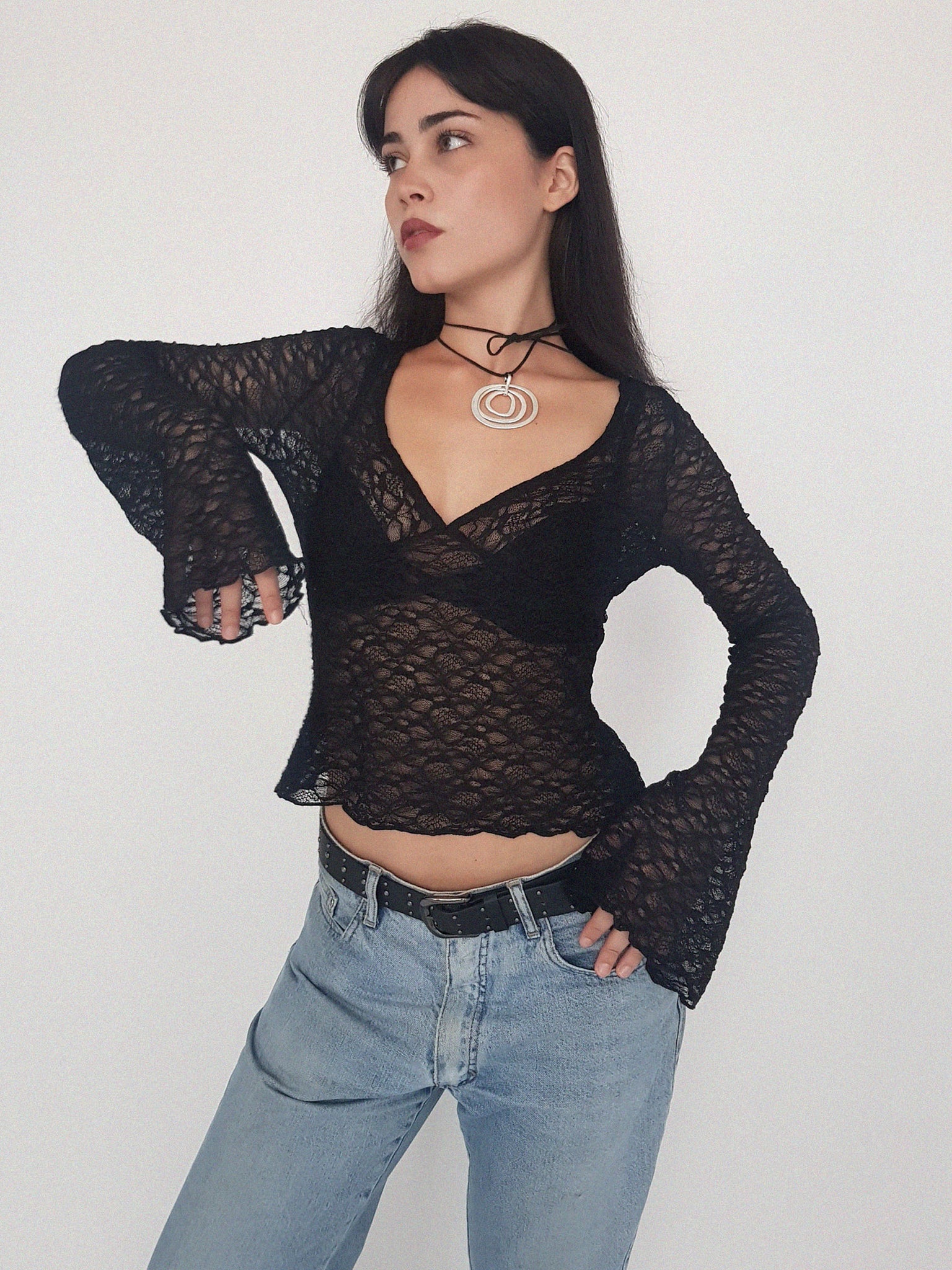 WITCH TOP // black