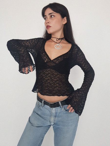 WITCH TOP // black