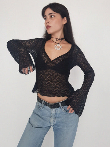 WITCH TOP // black