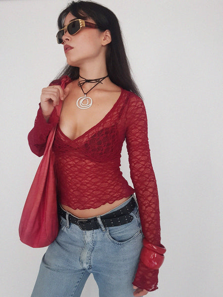 WITCH TOP // red
