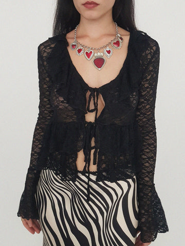 MERMAID TOP // black