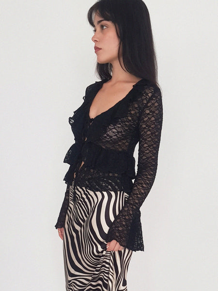 MERMAID TOP // black