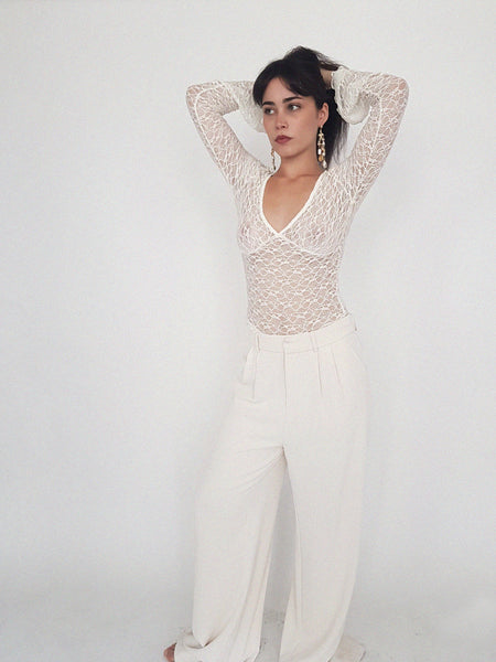 ASIZE TROUSERS // PEARL