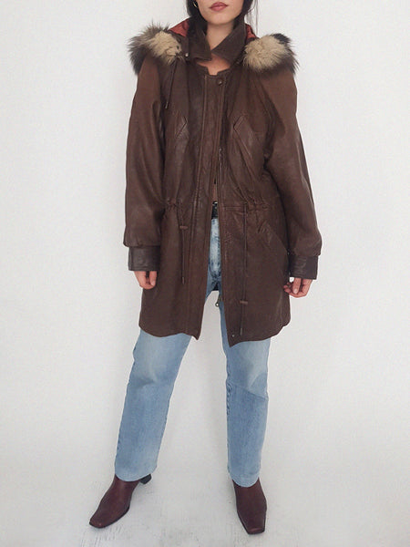 LEATHER COAT // 2018