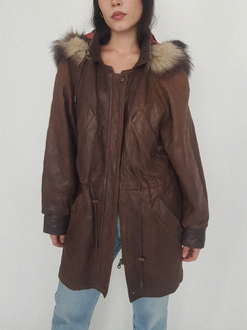 LEATHER COAT // 2018