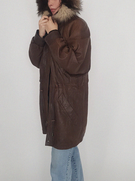 LEATHER COAT // 2018