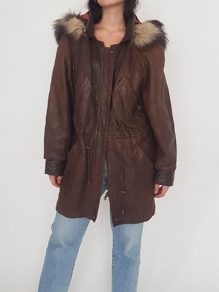 LEATHER COAT // 2018