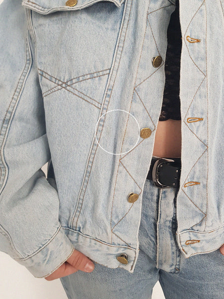 DENIM VINTAGE COAT