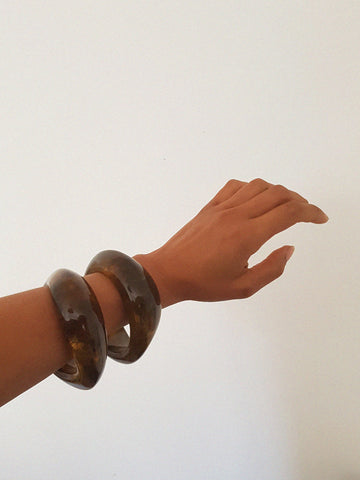 BRACELET  // round brown