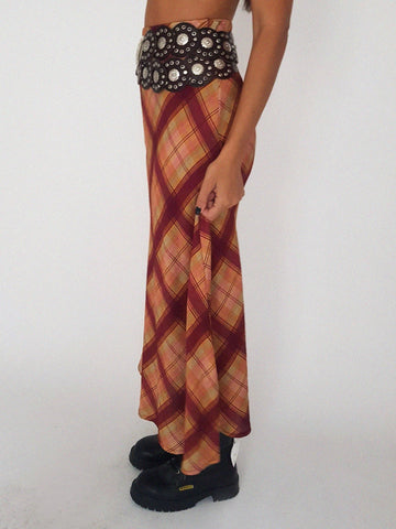SHINNING SKIRT // PLAID