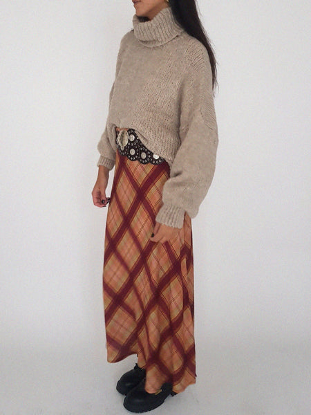 SHINNING SKIRT // PLAID