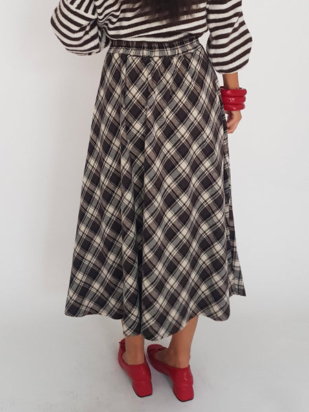 PLAID SKIRT