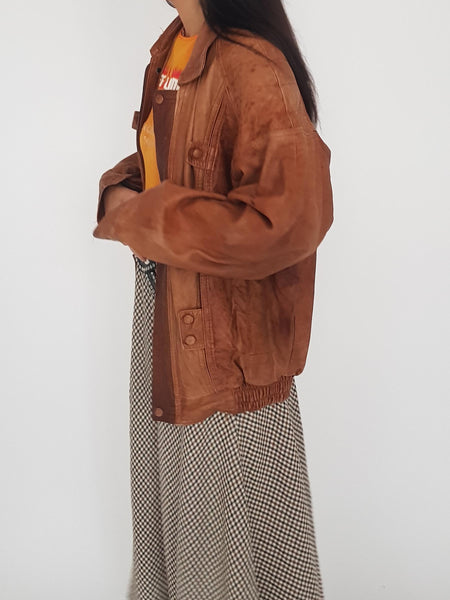 LEATHER COAT // 2028