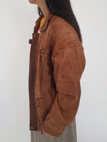 LEATHER COAT // 2028