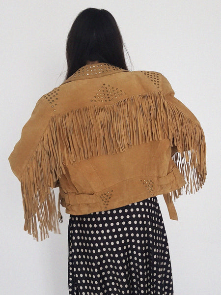 SHINNING SKIRT // BLACK POLKA