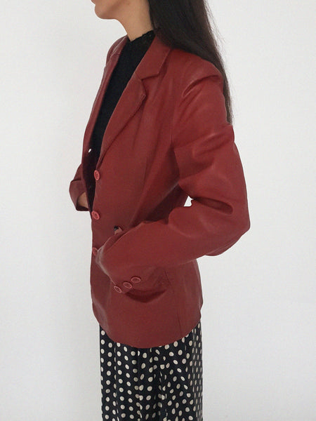 LEATHER COAT // 2030