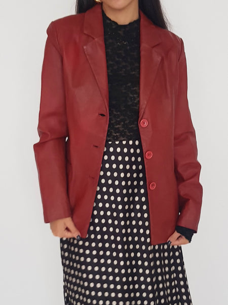 LEATHER COAT // 2030